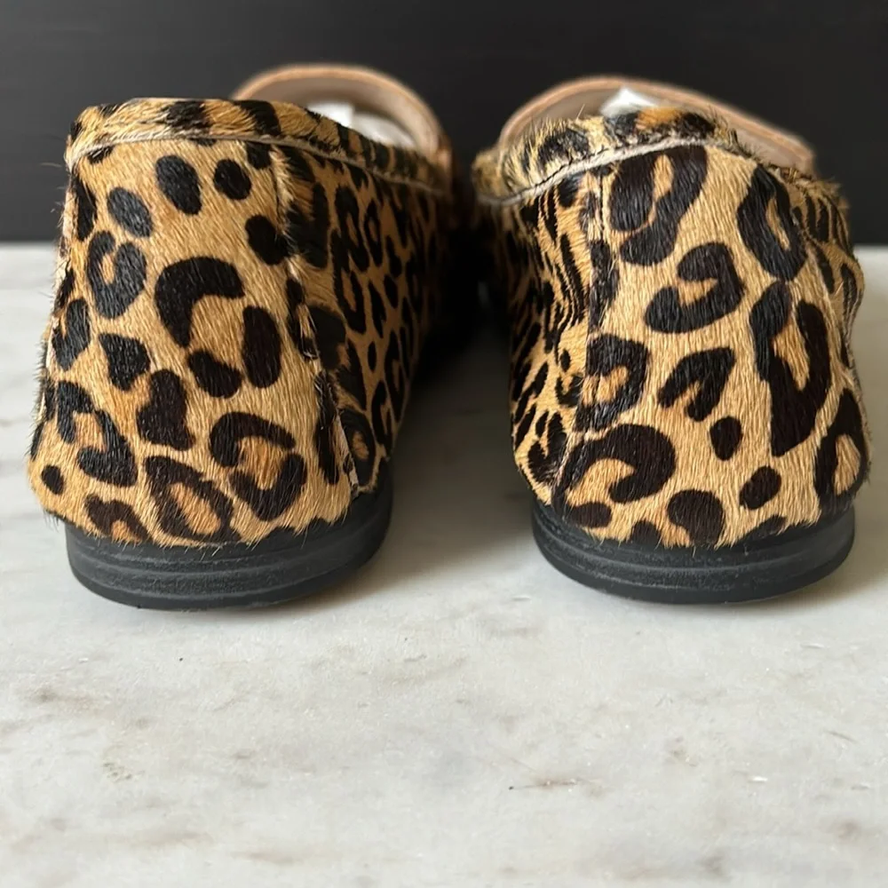 American Rag Cammie Calf Hair Penny Loafers Leopard Print
